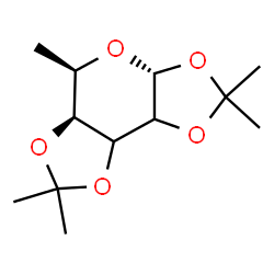 ChemSpider 2D Image | (3aR,5R,5aS)-2,2,5,7,7-Pentamethyltetrahydro-3aH-bis[1,3]dioxolo[4,5-b:4',5'-d]pyran (non-preferred name) | C12H20O5