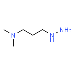 ChemSpider 2D Image | 3-Hydrazino-N,N-dimethyl-1-propanamine | C5H15N3