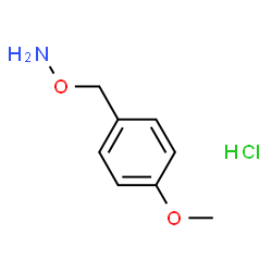 ChemSpider 2D Image | O-(4-Methoxybenzyl)hydroxylamine hydrochloride | C8H12ClNO2