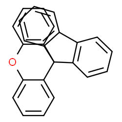 ChemSpider 2D Image | spiro(fluorene-9,9′-xanthene) | C25H16O