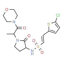 ChemSpider 2D Image | GW-813893 | C17H22ClN3O5S2