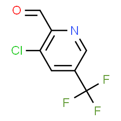 ChemSpider 2D Image | 3-Chloro-5-(trifluoromethyl)picolinaldehyde | C7H3ClF3NO