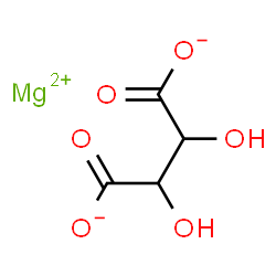 ChemSpider 2D Image | magnesium tartrate | C4H4MgO6