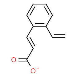 ChemSpider 2D Image | (2E)-3-(2-Vinylphenyl)acrylate | C11H9O2