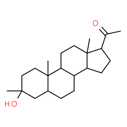 ChemSpider 2D Image | 3-Hydroxy-3-methylpregnan-20-one | C22H36O2