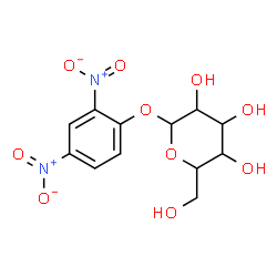 ChemSpider 2D Image | 2,4-Dinitrophenyl hexopyranoside | C12H14N2O10