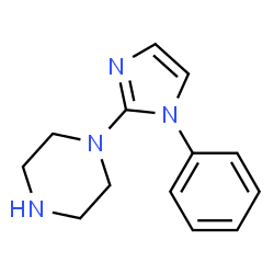 ChemSpider 2D Image | 1-(1-Phenyl-1H-imidazol-2-yl)piperazine | C13H16N4