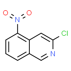ChemSpider 2D Image | 3-Chloro-5-nitroisoquinoline | C9H5ClN2O2