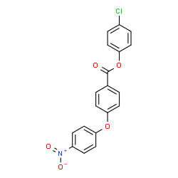 ChemSpider 2D Image | 4-Chlorophenyl 4-(4-nitrophenoxy)benzoate | C19H12ClNO5