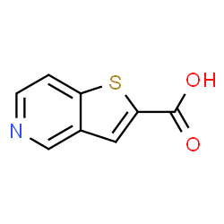 ChemSpider 2D Image | Thieno[3,2-c]pyridine-2-carboxylic acid | C8H5NO2S