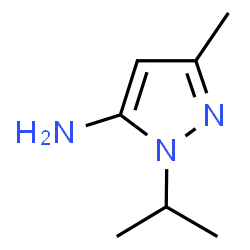 ChemSpider 2D Image | 1-Isopropyl-3-methyl-1H-pyrazol-5-amine | C7H13N3