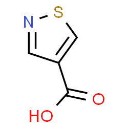 ChemSpider 2D Image | 4-Carboxyisothiazole | C4H3NO2S