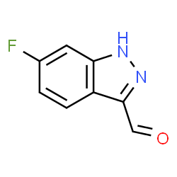 ChemSpider 2D Image | 6-Fluoro-1H-indazole-3-carbaldehyde | C8H5FN2O