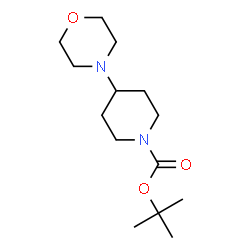 ChemSpider 2D Image | 1-Boc-4-morpholinopiperidine | C14H26N2O3