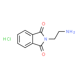 ChemSpider 2D Image | N-(2-AMino-ethyl)-phthaliMide hydrochloride | C10H11ClN2O2