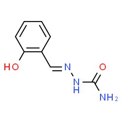 ChemSpider 2D Image | 2-hydroxybenzaldehyde semicarbazone | C8H9N3O2