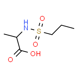 ChemSpider 2D Image | N-(Propylsulfonyl)alanine | C6H13NO4S