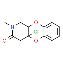 ChemSpider 2D Image | 2-Chloro-N-(2,3-dihydro-1,4-benzodioxin-2-ylmethyl)-N-methylacetamide | C12H14ClNO3