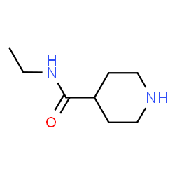 ChemSpider 2D Image | N-Ethyl-4-piperidinecarboxamide | C8H16N2O