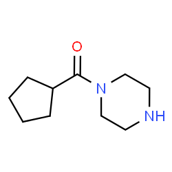 ChemSpider 2D Image | 1-cyclopentanecarbonylpiperazine | C10H18N2O