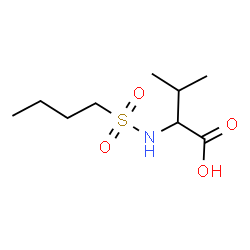 ChemSpider 2D Image | N-(Butylsulfonyl)valine | C9H19NO4S