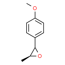 ChemSpider 2D Image | (3S)-2-(4-Methoxyphenyl)-3-methyloxirane | C10H12O2
