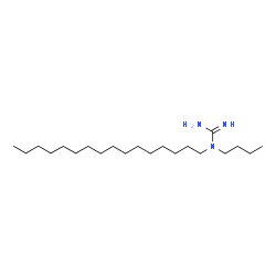 ChemSpider 2D Image | 1-Butyl-1-hexadecylguanidine | C21H45N3