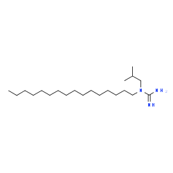 ChemSpider 2D Image | 1-Hexadecyl-1-isobutylguanidine | C21H45N3