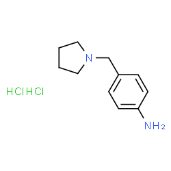 ChemSpider 2D Image | 4-(1-Pyrrolidinylmethyl)aniline dihydrochloride | C11H18Cl2N2