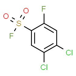 ChemSpider 2D Image | 4,5-Dichloro-2-fluorobenzenesulfonyl fluoride | C6H2Cl2F2O2S