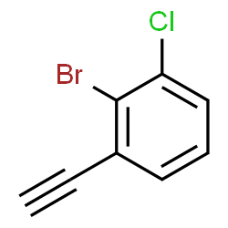 ChemSpider 2D Image | 2-Bromo-1-chloro-3-ethynylbenzene | C8H4BrCl