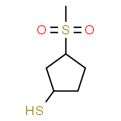 ChemSpider 2D Image | 3-(Methylsulfonyl)cyclopentanethiol | C6H12O2S2