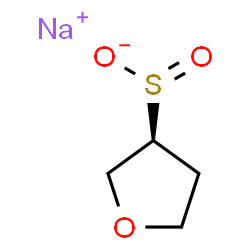 ChemSpider 2D Image | Sodium (3S)-tetrahydro-3-furansulfinate | C4H7NaO3S