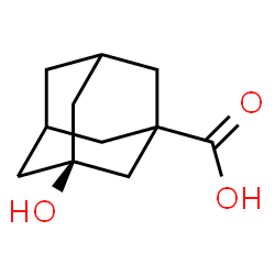 ChemSpider 2D Image | 3-Hydroxy-1-adamantanecarboxylic acid | C11H16O3