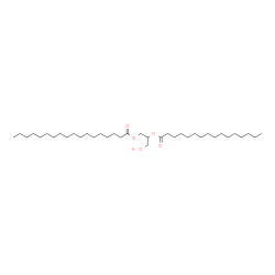ChemSpider 2D Image | 1-Stearoyl-2-Palmitoyl-rac-glycerol | C37H72O5
