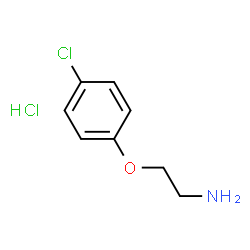ChemSpider 2D Image | 2-(4-Chlorophenoxy)ethanamine hydrochloride (1:1) | C8H11Cl2NO