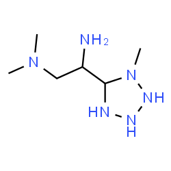 ChemSpider 2D Image | N~2~,N~2~-Dimethyl-1-(1-methyl-5-tetrazolidinyl)-1,2-ethanediamine | C6H18N6