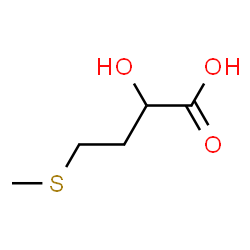 ChemSpider 2D Image | 2-Hydroxy-4-(methylthio)butanoic acid | C5H10O3S