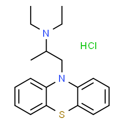 ChemSpider 2D Image | profenamine hydrochloride | C19H25ClN2S