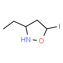 ChemSpider 2D Image | 3-Ethyl-5-iodo-1,2-oxazolidine | C5H10INO