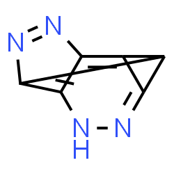 ChemSpider 2D Image | 4,5,8,9-Tetraazatetracyclo[4.4.0.0~2,10~.0~3,7~]deca-2,4,6,9-tetraene | C6H2N4