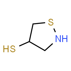 ChemSpider 2D Image | 1,2-Thiazolidine-4-thiol | C3H7NS2