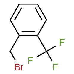ChemSpider 2D Image | 1-(Bromomethyl)-2-(trifluoromethyl)benzene | C8H6BrF3