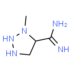 ChemSpider 2D Image | 3-Methyl-1,2,3-triazolidine-4-carboximidamide | C4H11N5