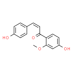 ChemSpider 2D Image | (2Z)-1-(4-Hydroxy-2-methoxyphenyl)-3-(4-hydroxyphenyl)-2-propen-1-one | C16H14O4