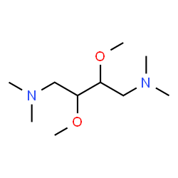 ChemSpider 2D Image | 2,3-Dimethoxy-N,N,N',N'-tetramethyl-1,4-butanediamine | C10H24N2O2