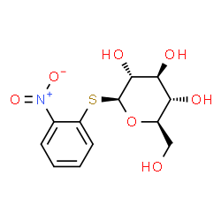 ChemSpider 2D Image | 2-Nitrophenyl 1-thio-beta-D-glucopyranoside | C12H15NO7S