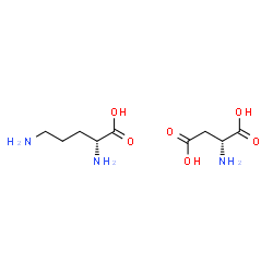 ChemSpider 2D Image | D-Aspartic acid - D-ornithine (1:1) | C9H19N3O6