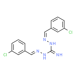 ChemSpider 2D Image | (2Z)-2-(3-Chlorobenzylidene)-N'-[(E)-(3-chlorophenyl)methylene]hydrazinecarboximidohydrazide | C15H13Cl2N5
