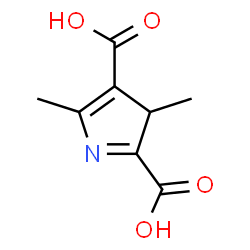 ChemSpider 2D Image | 3,5-dimethyl-1,3-dihydropyrrole-2,4-dicarboxylic acid | C8H10NO4